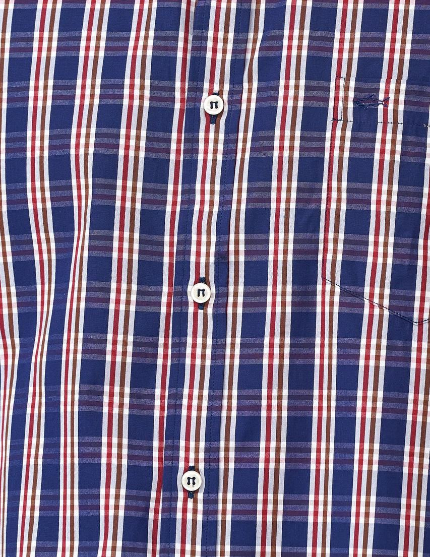 Paul Shark Paul Shark Erkek Relaxed Fit Pamuklu Düğmeli Çok Renkli Gömlek 11313057-002