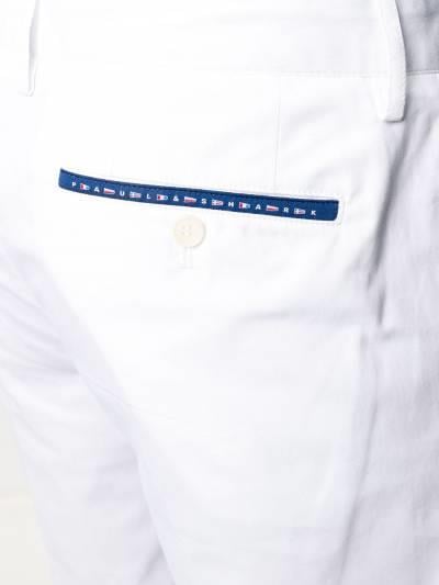 Paul Shark Paul Shark Erkek Slim Fit Normal Bel Pamuklu Beyaz Şort E20P4052-010