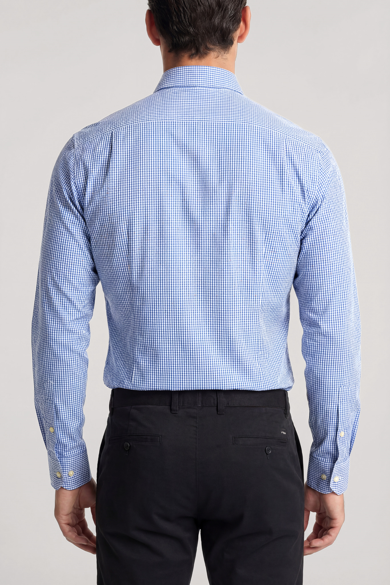 Paul Shark Paul Shark Erkek Slim Fit Pamuklu Gömlek Yaka Uzun Kollu Beyaz Gömlek 99313010-S74