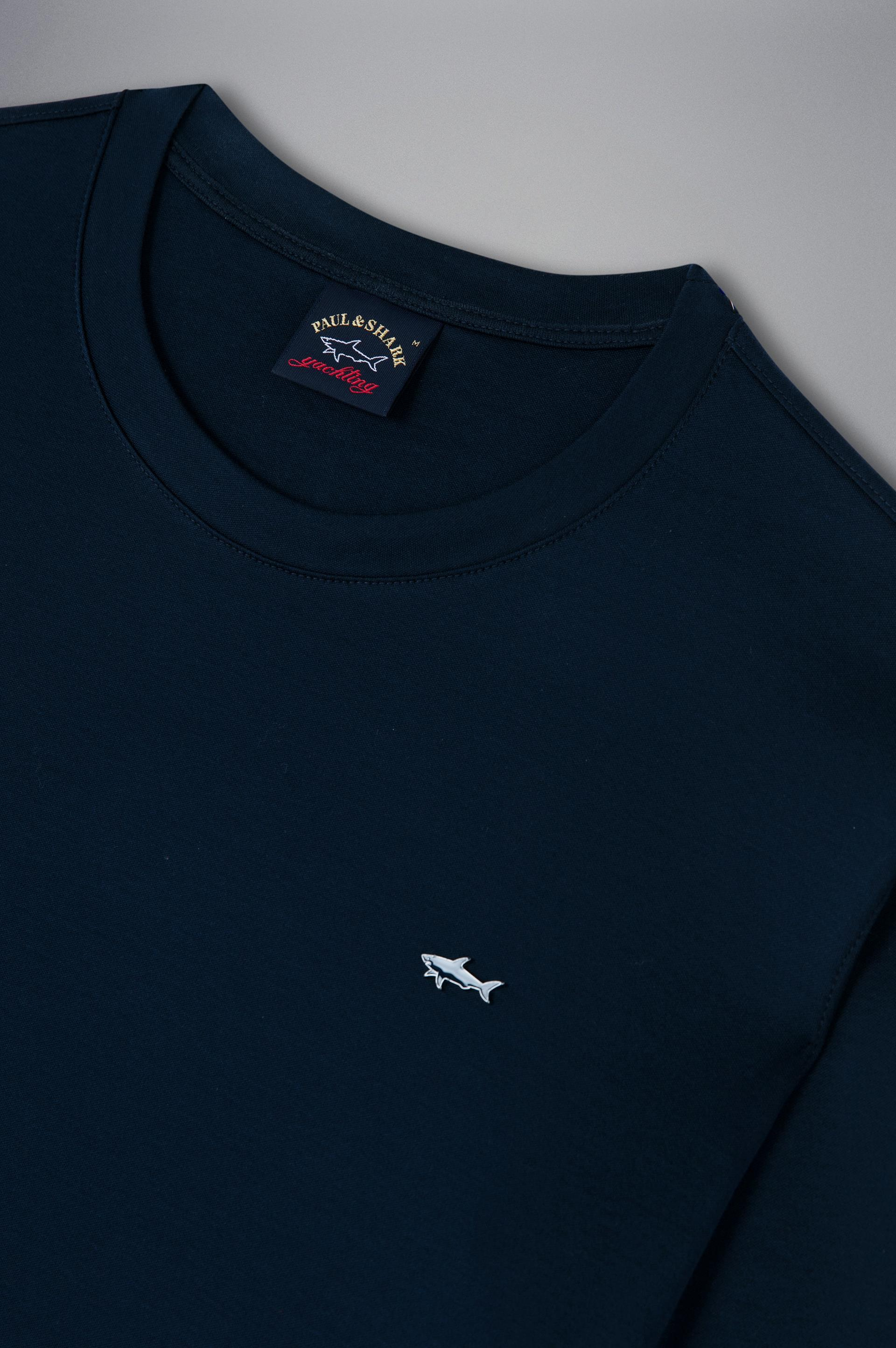 Paul Shark Paul Shark Erkek Uzun Kollu Yuvarlak Yakalı Günlük Kullanım Lacivert T-Shirt 12311650-013