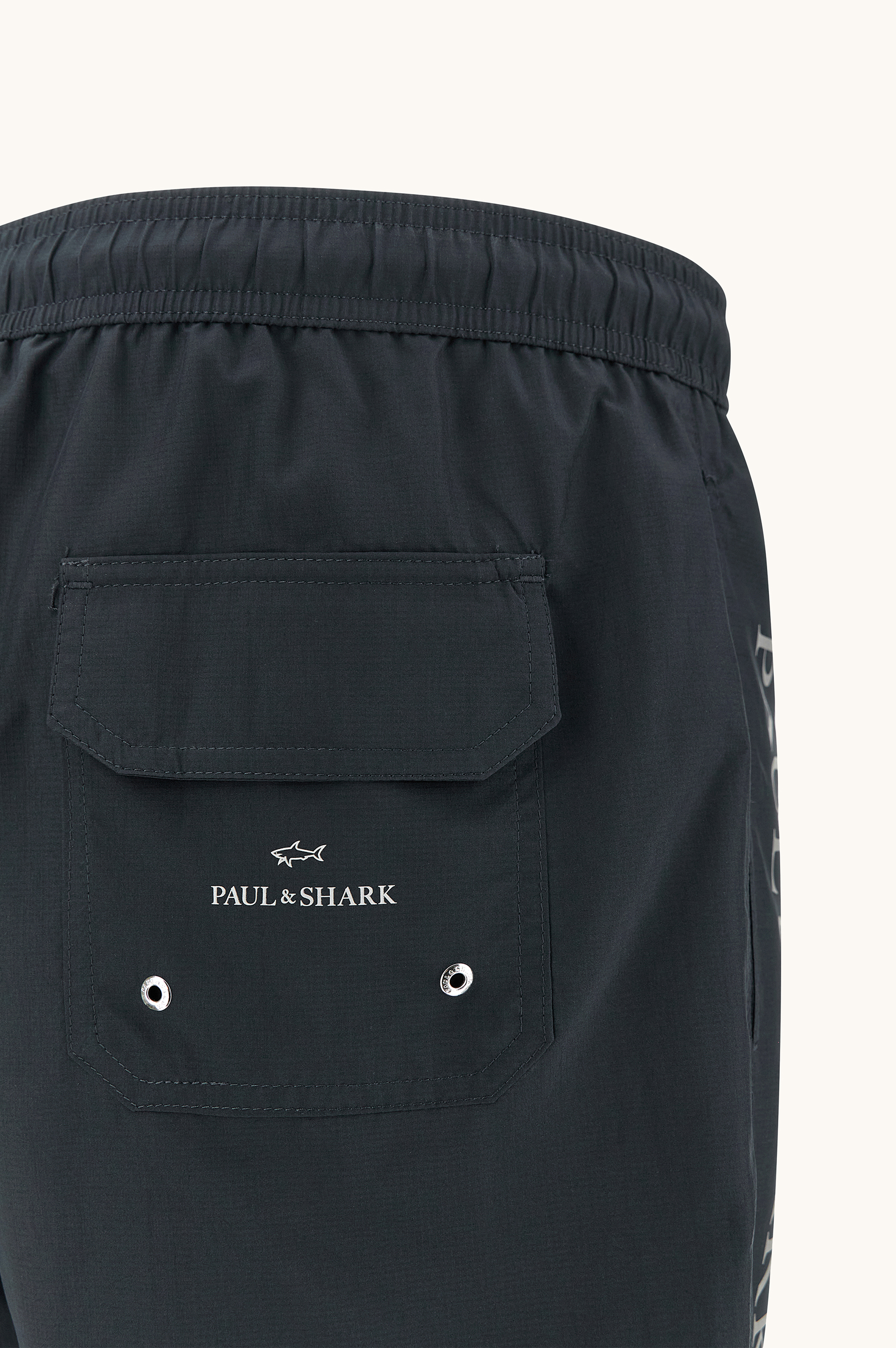 Paul Shark Paul Shark Erkek Yansıtıcı Logo Desenli Arka Cepli Beli Lastikli Lacivert1 Mayo 26415007-013