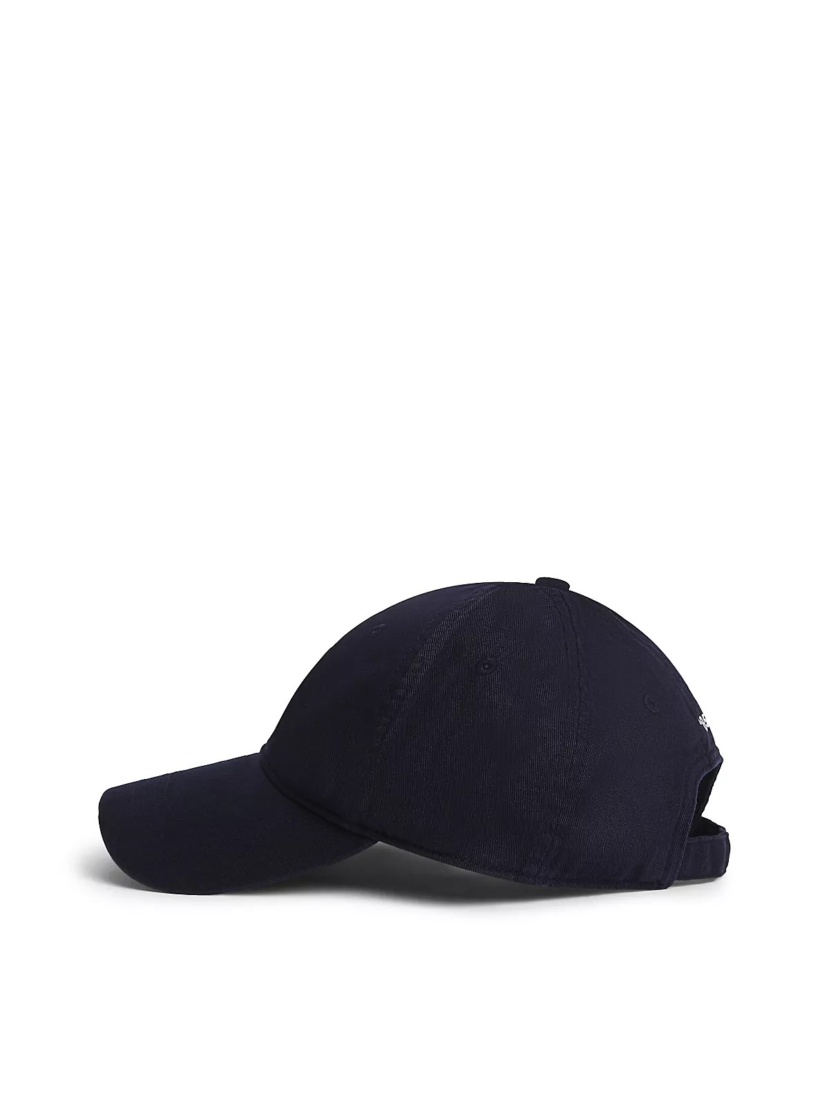 Tommy Hilfiger Tommy Hilfiger Erkek %100 Organik Pamuklu Ayarlanabilir Metal Tokalı Bayrak Logo Nakışlı Lacivert Şapka AM0AM14099-DW6