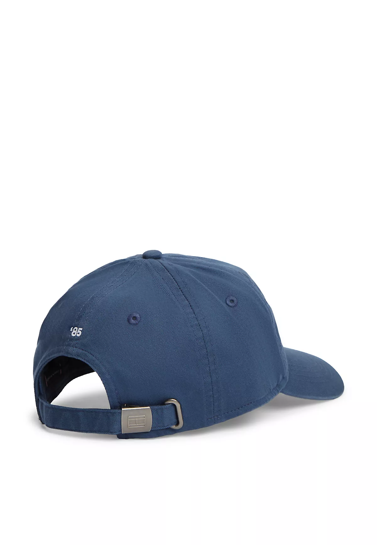 Tommy Hilfiger Tommy Hilfiger Erkek %100 Organik Pamuklu Ayarlanabilir Metal Tokalı Bayrak Logo Nakışlı Mavi Şapka AM0AM14099-DBZ