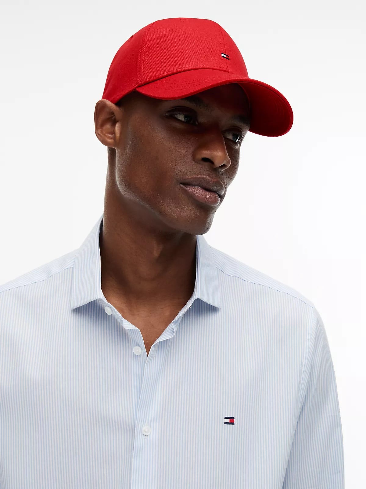 Tommy Hilfiger Tommy Hilfiger Erkek Bayrak Logo İşlemeli Pamuklu Kırmızı Şapka AM0AM13008-XWK