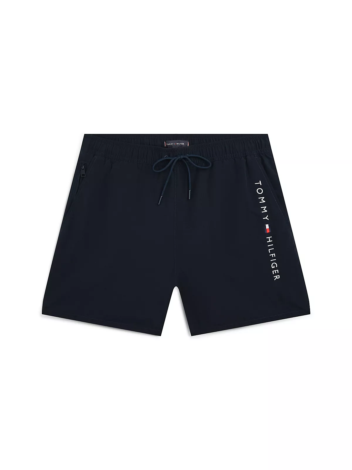Tommy Hilfiger Tommy Hilfiger Erkek Beli Lastikli Bağlamalı Kısa Boy Kırmızı Deniz Şortu UM0UM03748-XLD