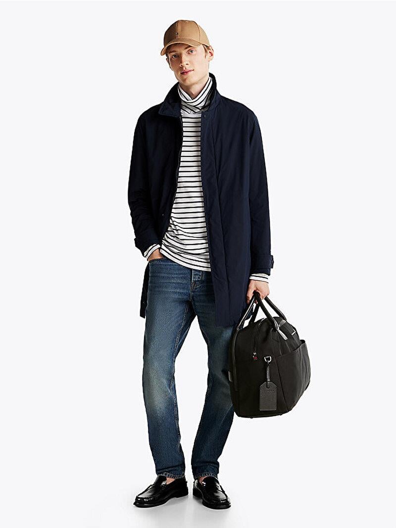 TOMMY HILFIGER Tommy Hilfiger Erkek Çift Askılı 2 Fermuarlı Çıkarılabilir Askılı Siyah Valiz & Bavul AM0AM13078-BDS