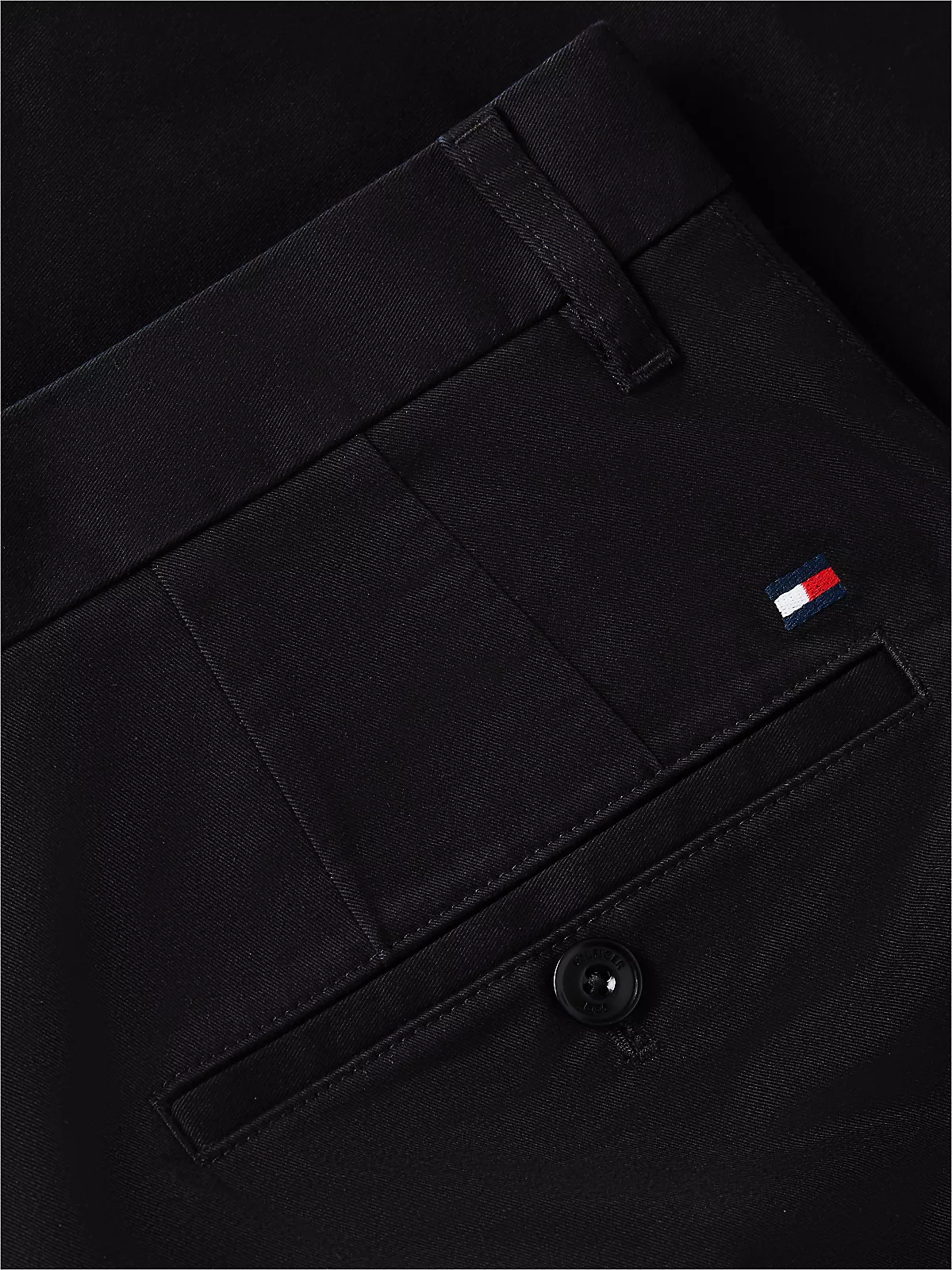 Tommy Hilfiger Tommy Hilfiger Erkek Dar Kesim Pamuklu Kısa Siyah Şort MW0MW42351-BDS