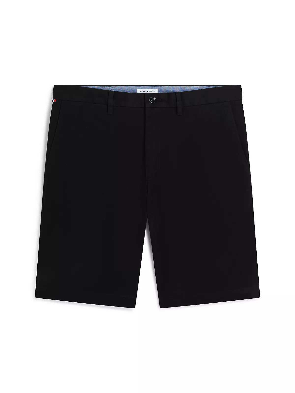 Tommy Hilfiger Tommy Hilfiger Erkek Dar Kesim Pamuklu Kısa Siyah Şort MW0MW42351-BDS