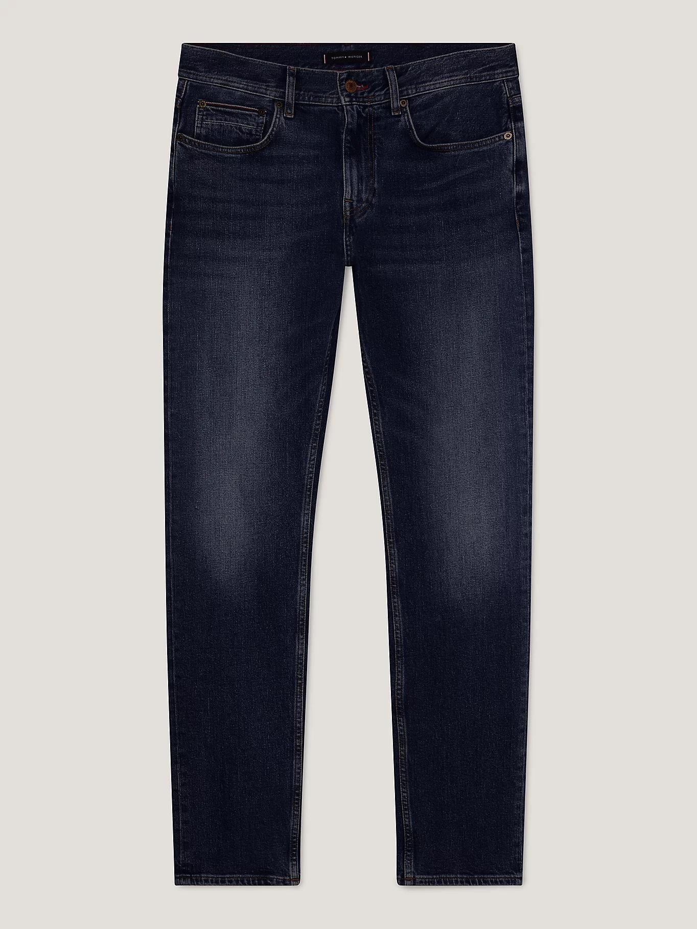 Tommy Hilfiger Tommy Hilfiger Erkek Denim Normal Belli Düz Model Günlük Kullanım Mavi Jeans MW0MW15600-1AW