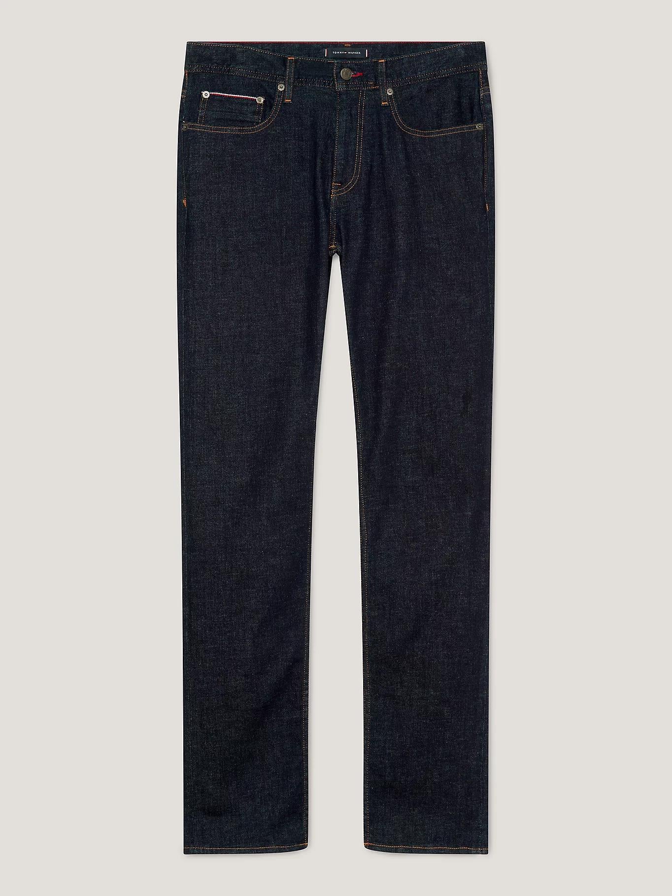 Tommy Hilfiger Tommy Hilfiger Erkek Denim Normal Belli Düz Model Günlük Kullanım Lacivert Jeans MW0MW15578-1AW