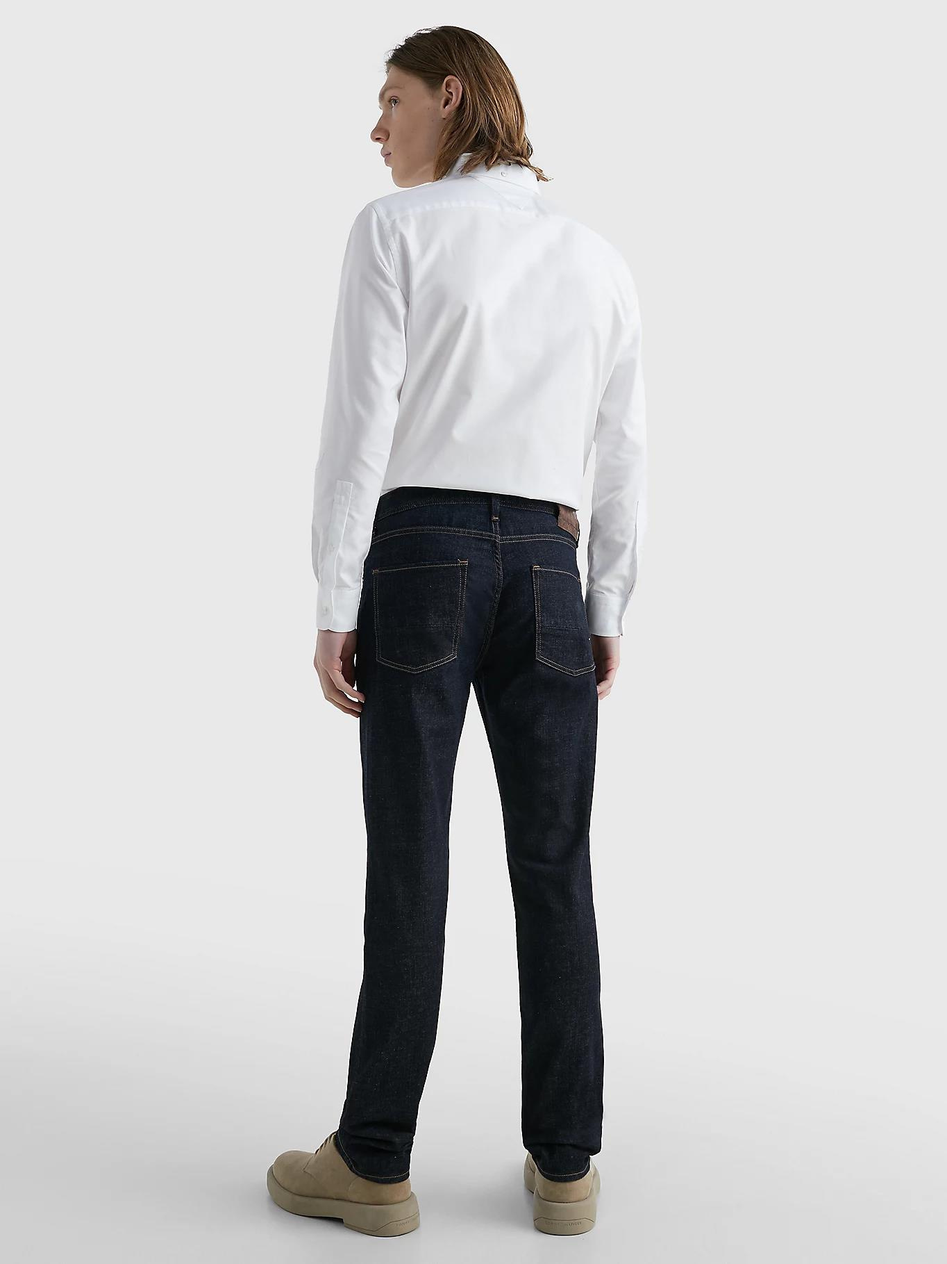 Tommy Hilfiger Tommy Hilfiger Erkek Denim Normal Belli Düz Model Günlük Kullanım Lacivert Jeans MW0MW15578-1AW