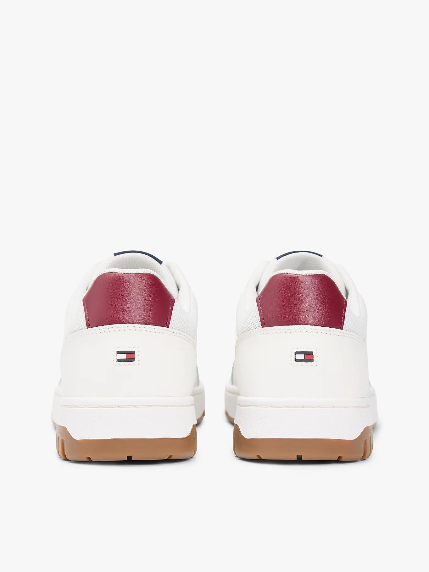 Tommy Hilfiger Tommy Hilfiger Erkek Deri Bağlamalı Rahat Taban Düz Model Beyaz Sneaker FM0FM05713-0GY