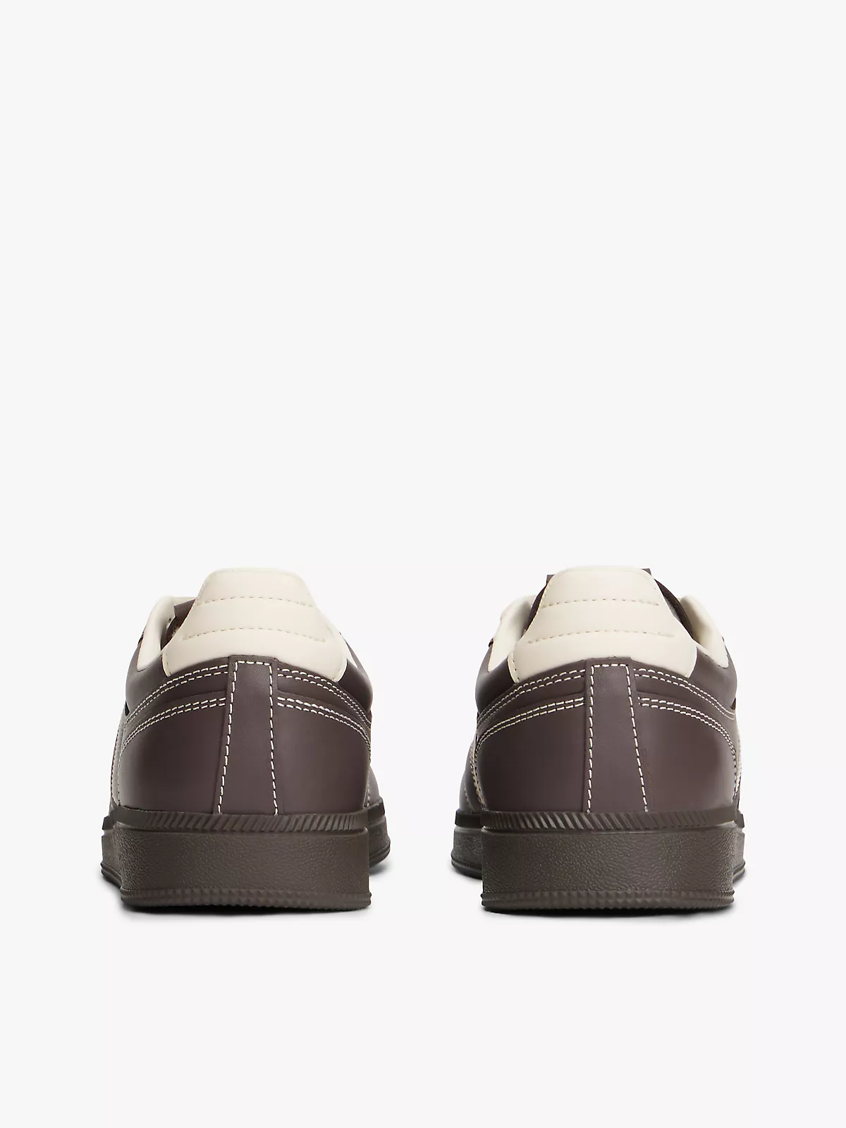 Tommy Hilfiger Tommy Hilfiger Erkek Dikiş Detaylı Düşük Bilekli Rahat Taban Deri Kahverengi Sneaker EM0EM01708-GW1