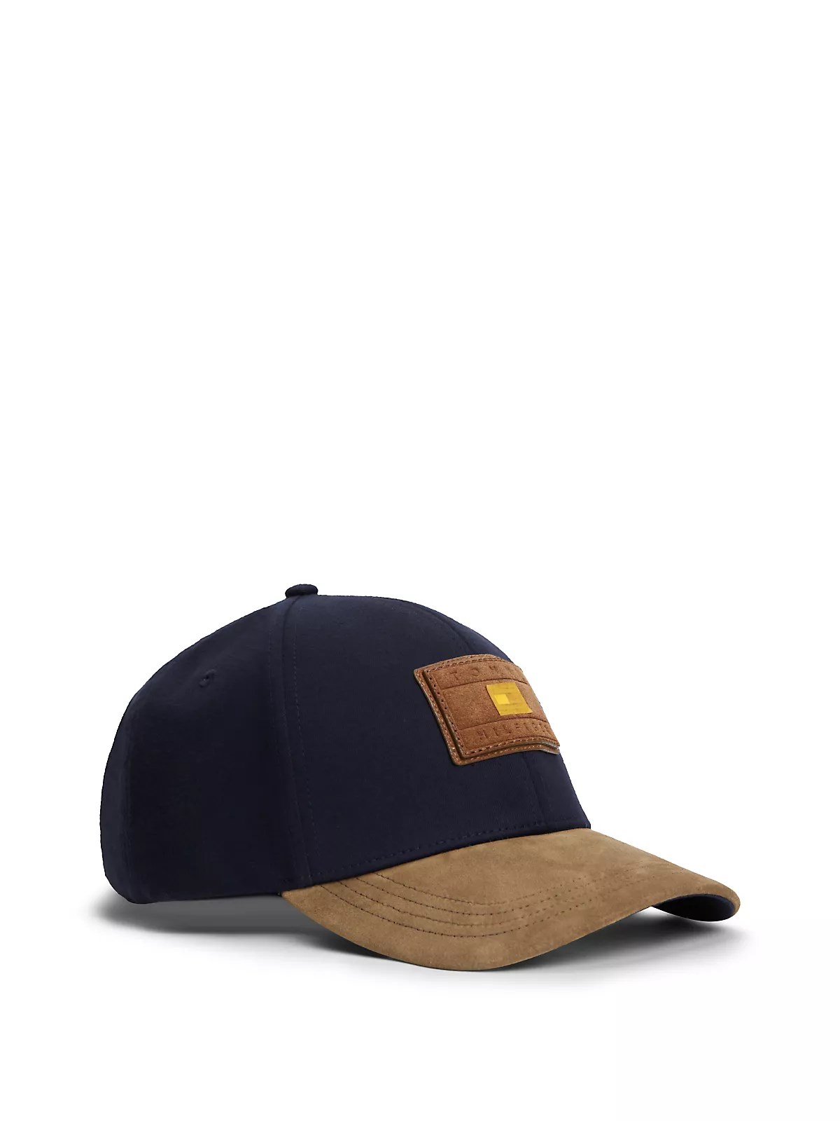 Tommy Hilfiger Tommy Hilfiger Erkek Dokuma Kumaş Logo Kabartmalı Pamuklu Lacivert Şapka AM0AM14312-DW6