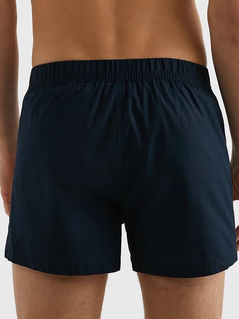 Tommy Hilfiger Tommy Hilfiger Erkek Dokuma Kumaş  Normal Bel  Düz Model Beyaz Boxer UM0UM02848-0WT