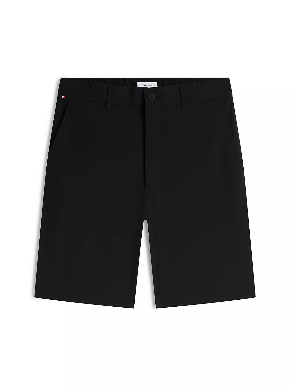 Tommy Hilfiger Tommy Hilfiger Erkek Düğme Kapama Normal Bel Kısa Boy Cep Detay Siyah Şort MW0MW42354-BDS