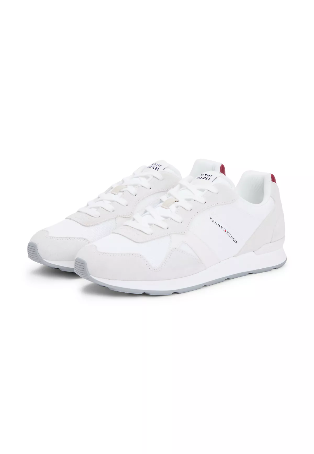 Tommy Hilfiger Tommy Hilfiger Erkek Düşük Bilekli Rahat Taban Beyaz Sneaker FM0FM05830-YBS