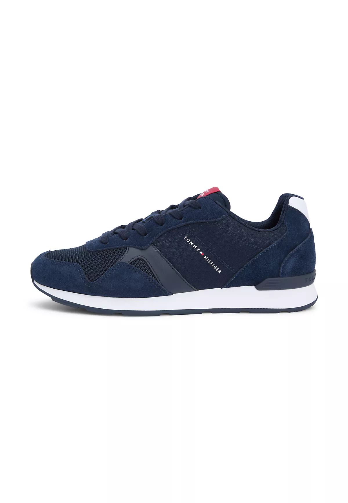 Tommy Hilfiger Tommy Hilfiger Erkek Düşük Bilekli Rahat Taban Lacivert Sneaker FM0FM05830-DW5