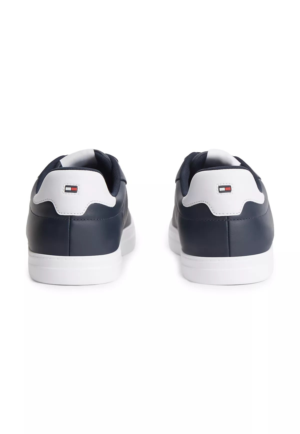 Tommy Hilfiger Tommy Hilfiger Erkek Düşük Bilekli Nefes Alabilen Tasarımlı Deri Lacivert Sneaker FM0FM05946-DW5