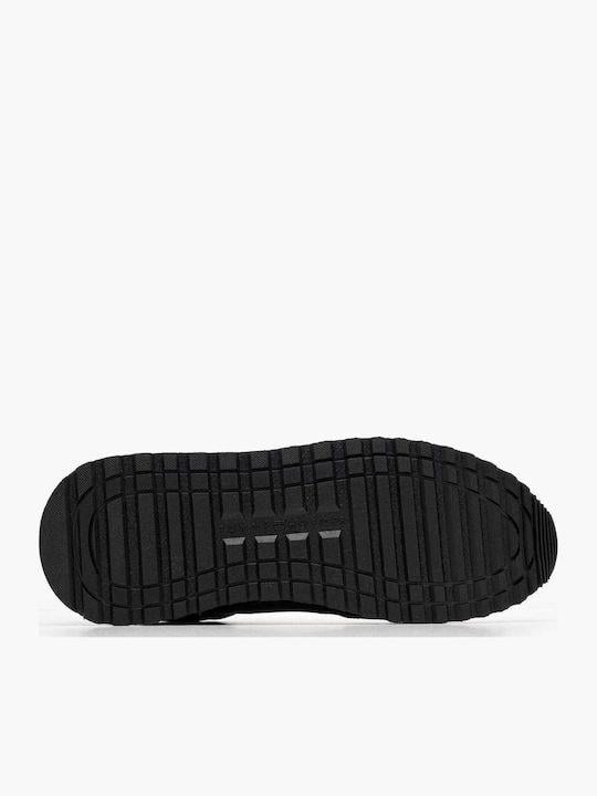 Tommy Hilfiger Tommy Hilfiger Erkek Düşük Bilekli Rahat Taban Bayrak Logolu Deri Siyah Sneaker FM0FM05637-BDS