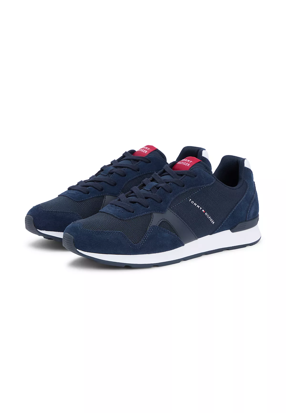 Tommy Hilfiger Tommy Hilfiger Erkek Düşük Bilekli Rahat Taban Lacivert Sneaker FM0FM05830-DW5