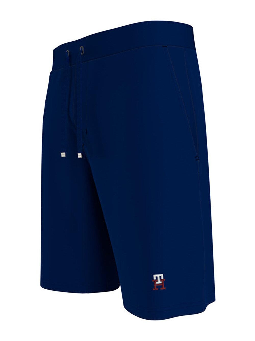Tommy Hilfiger Tommy Hilfiger Erkek Kısa Boy Dokuma Kumaş Yazlık Kullanım Lacivert2 Şort MW0MW30032-DW5