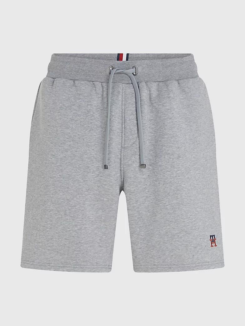 Tommy Hilfiger Tommy Hilfiger Erkek Kısa Boy Dokuma Kumaş Yazlık Kullanım Gri Şort MW0MW30032-ZN2