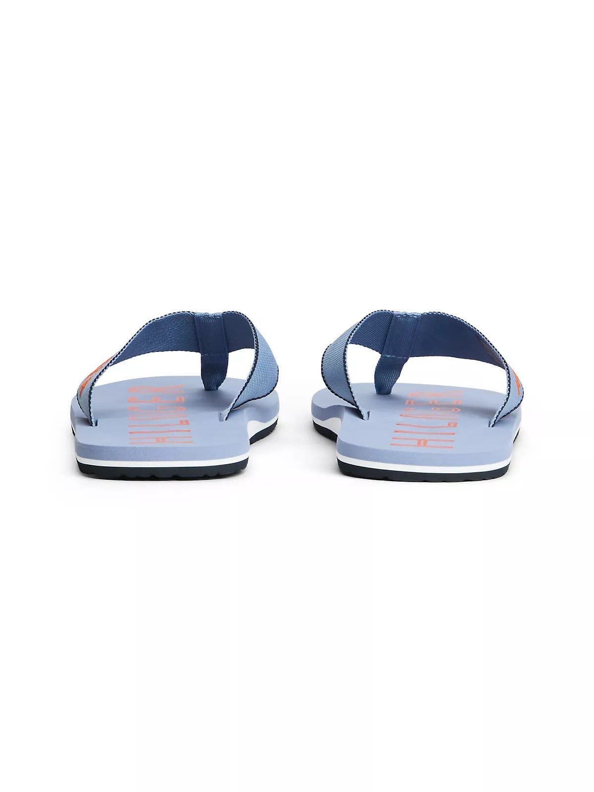 Tommy Hilfiger Tommy Hilfiger Erkek Logo İmzalı Parmak Arası Mavi Terlik FM0FM05913-C2B