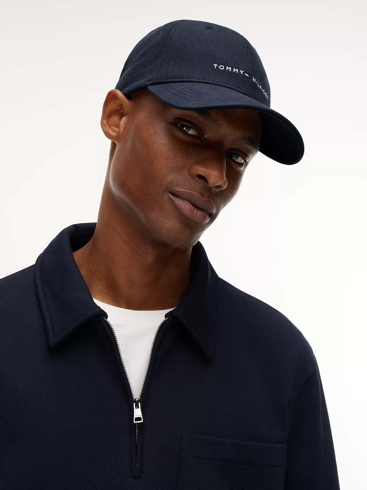 Tommy Hilfiger Tommy Hilfiger Erkek Logo İmzalı Nefes Alabilir Pamuklu Lacivert Şapka AM0AM14511-DW6