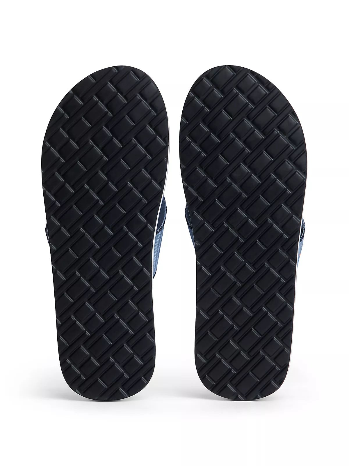 Tommy Hilfiger Tommy Hilfiger Erkek Logo İmzalı Parmak Arası Mavi Terlik FM0FM05913-C2B