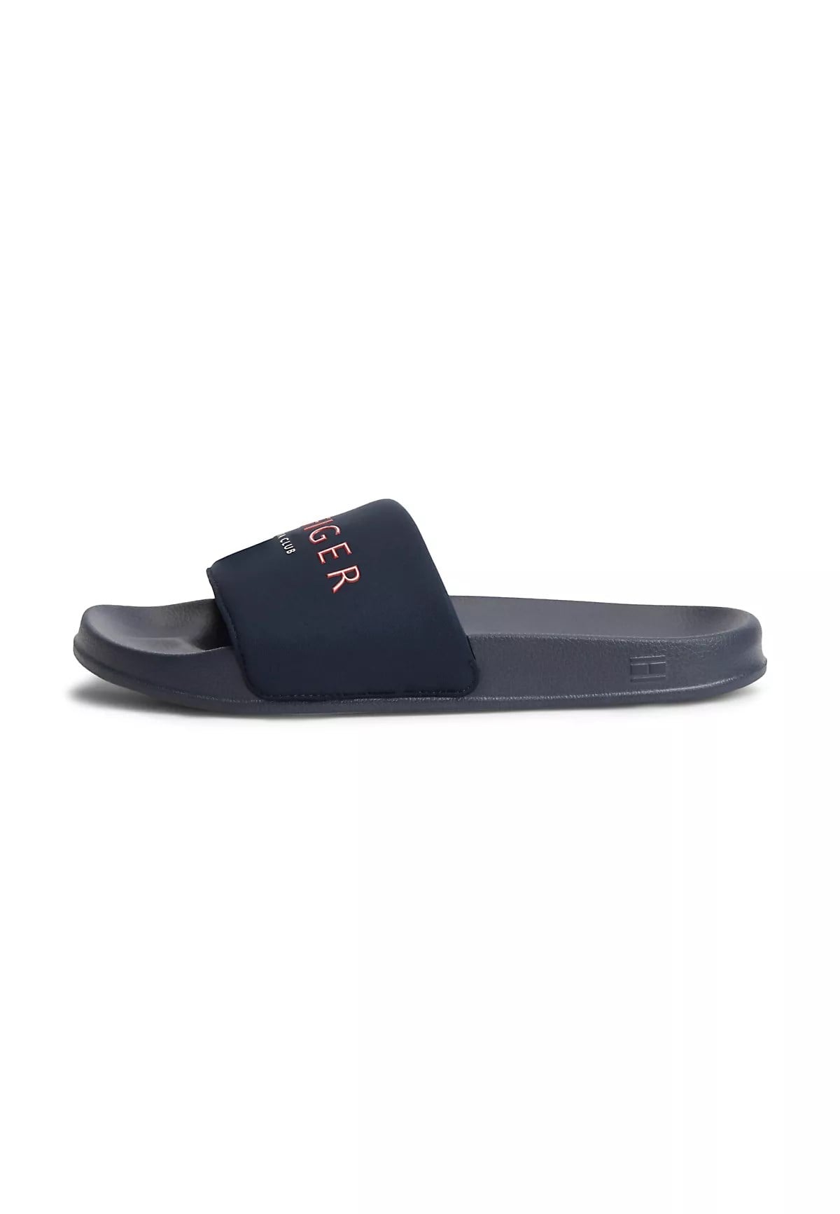 Tommy Hilfiger Tommy Hilfiger Erkek Logo Kabartmalı Rahat Taban Lacivert Terlik FM0FM05898-DW5