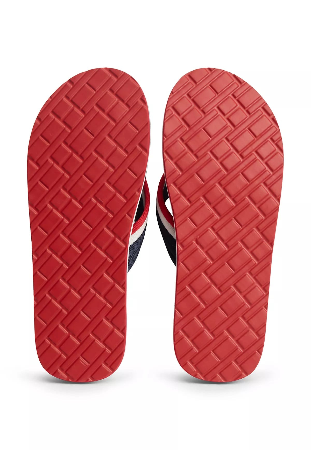 Tommy Hilfiger Tommy Hilfiger Erkek Logo Baskılı Rahat Taban Parmak Arası Lacivert Terlik FM0FM05903-DW5