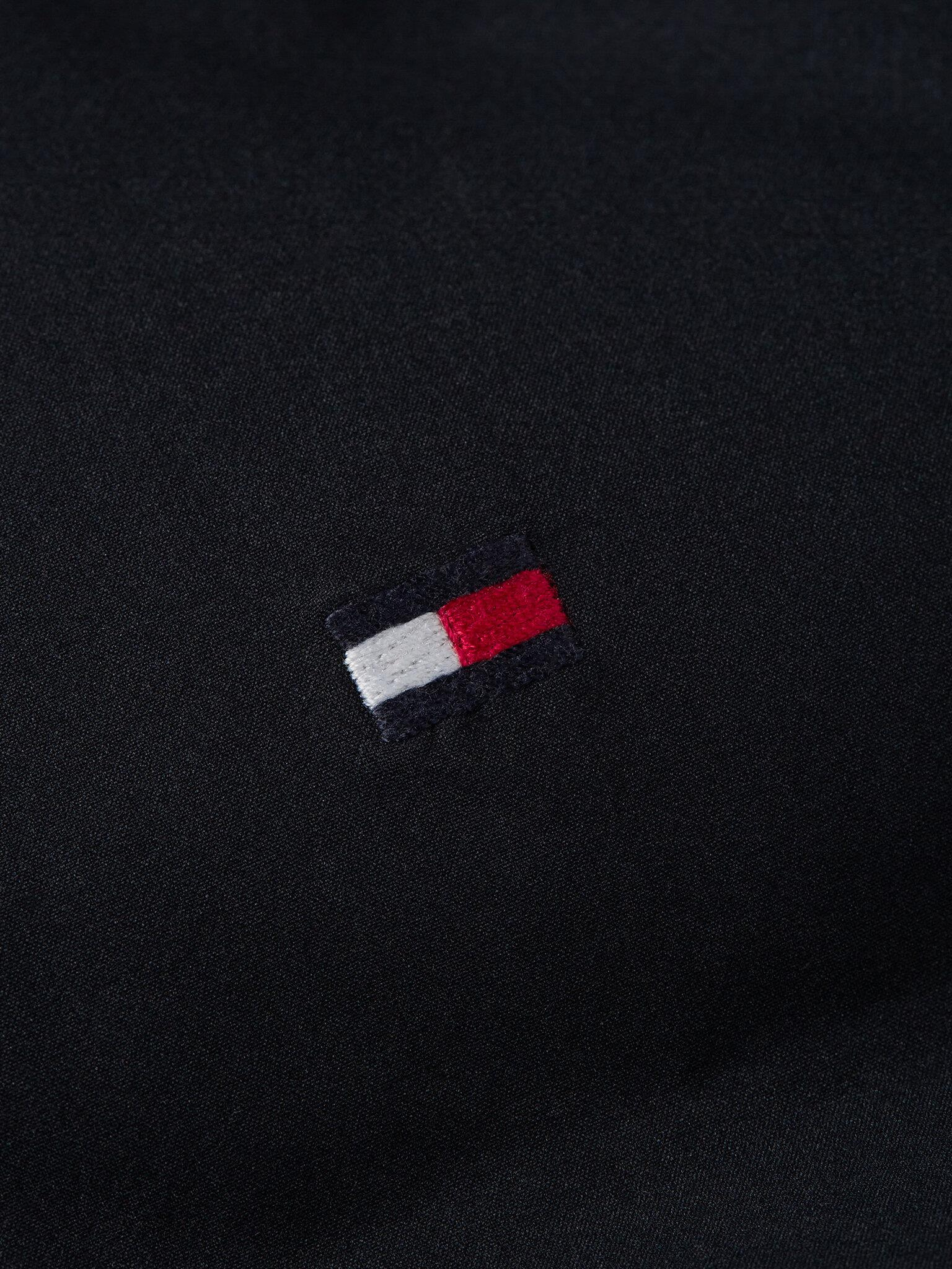 Tommy Hilfiger Tommy Hilfiger Erkek Logolu Kapüşonlu Uzun Kollu Günlük Kullanım Lacivert Mont MW0MW33958-DW5