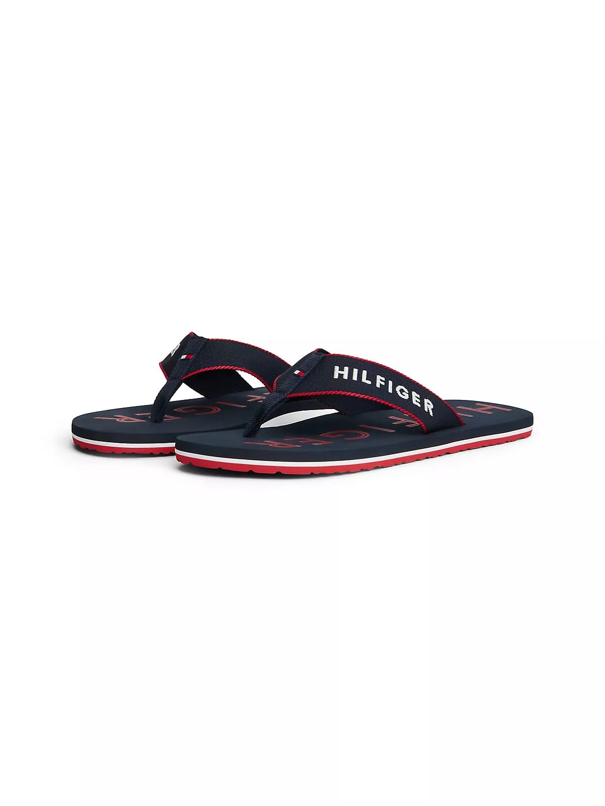 Tommy Hilfiger Tommy Hilfiger Erkek Logo İmzalı Parmak Arası Lacivert Terlik FM0FM05913-DW5