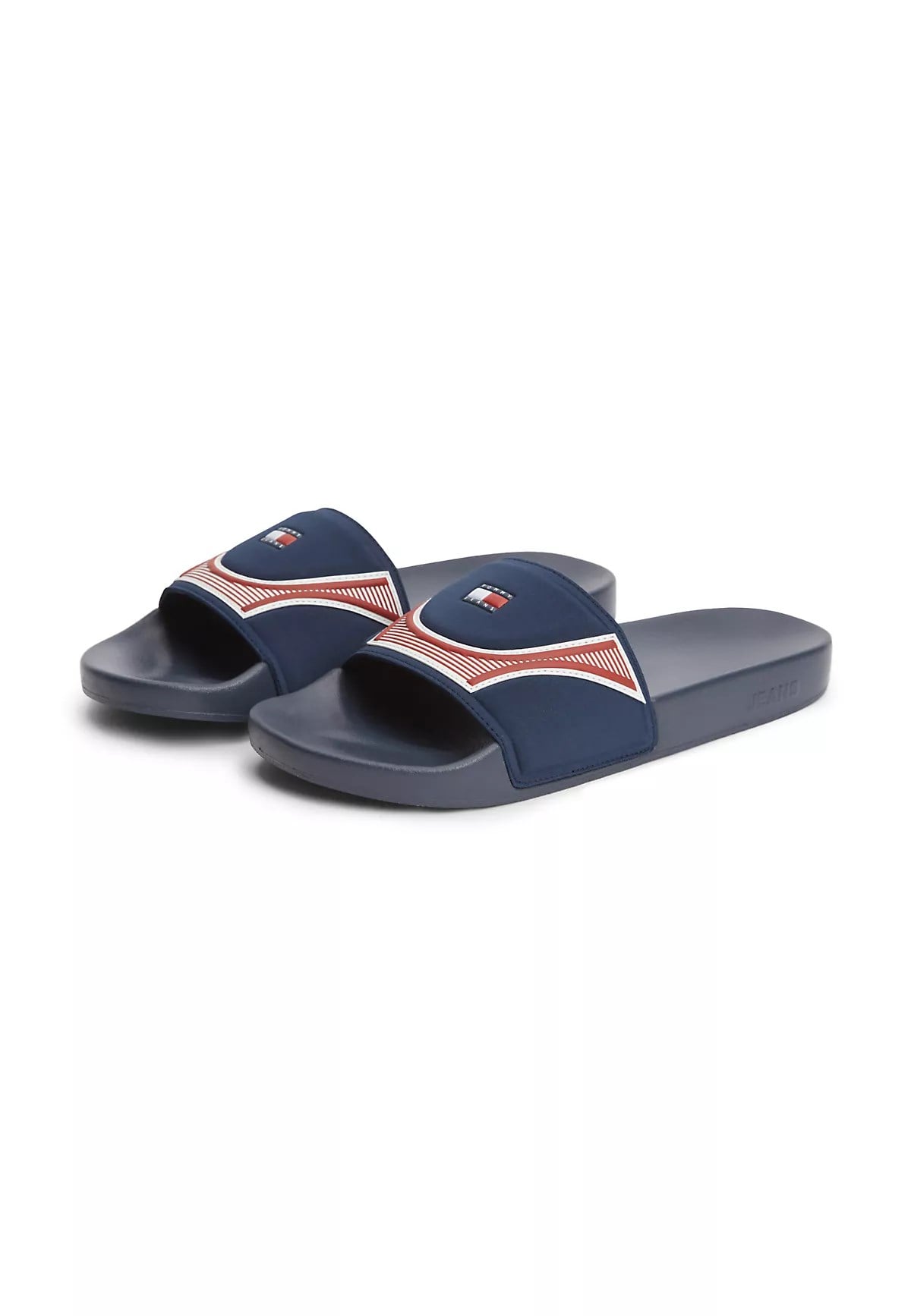 Tommy Hilfiger Tommy Hilfiger Erkek Logo Detaylı Rahat Taban Lacivert Terlik EM0EM01742-0GZ