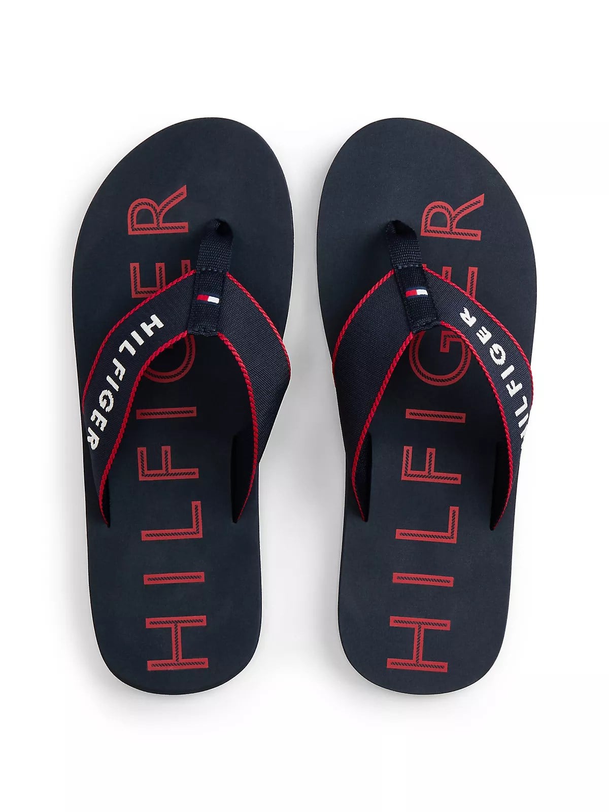 Tommy Hilfiger Tommy Hilfiger Erkek Logo İmzalı Parmak Arası Lacivert Terlik FM0FM05913-DW5