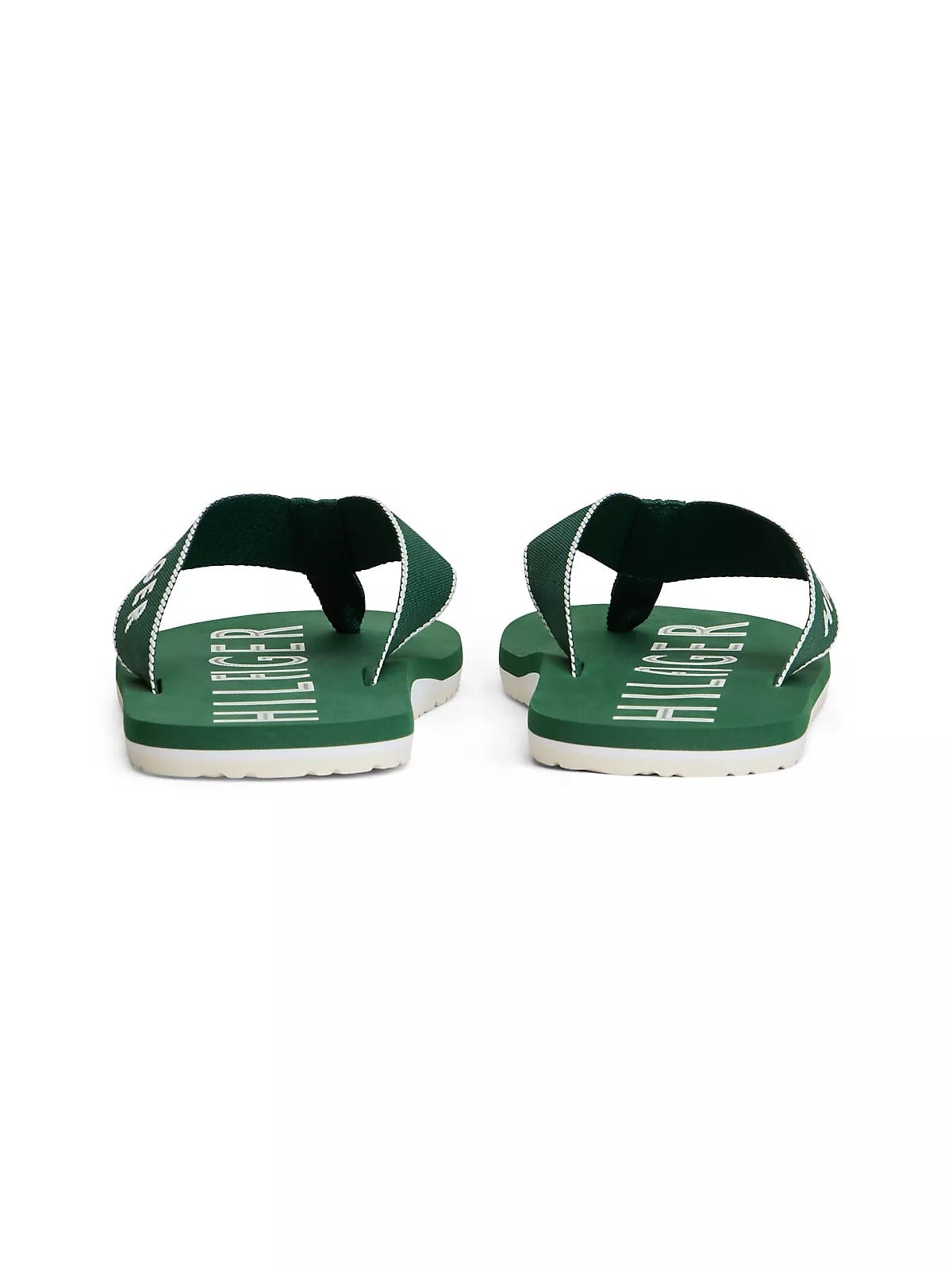 Tommy Hilfiger Tommy Hilfiger Erkek Logo İmzalı Parmak Arası Yeşil Terlik FM0FM05913-L2N