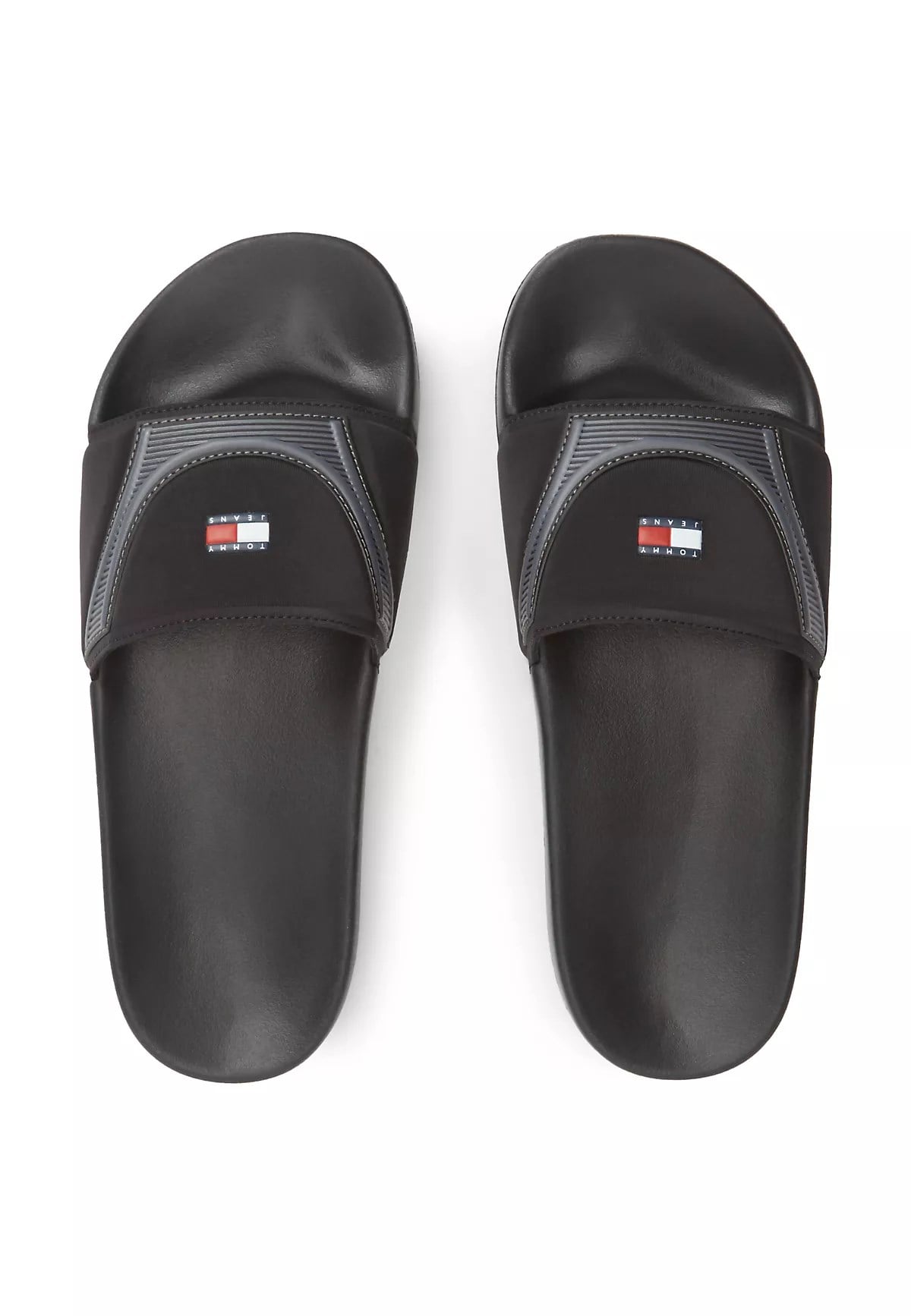 Tommy Hilfiger Tommy Hilfiger Erkek Logo Detaylı Rahat Taban Siyah Terlik EM0EM01742-BDS