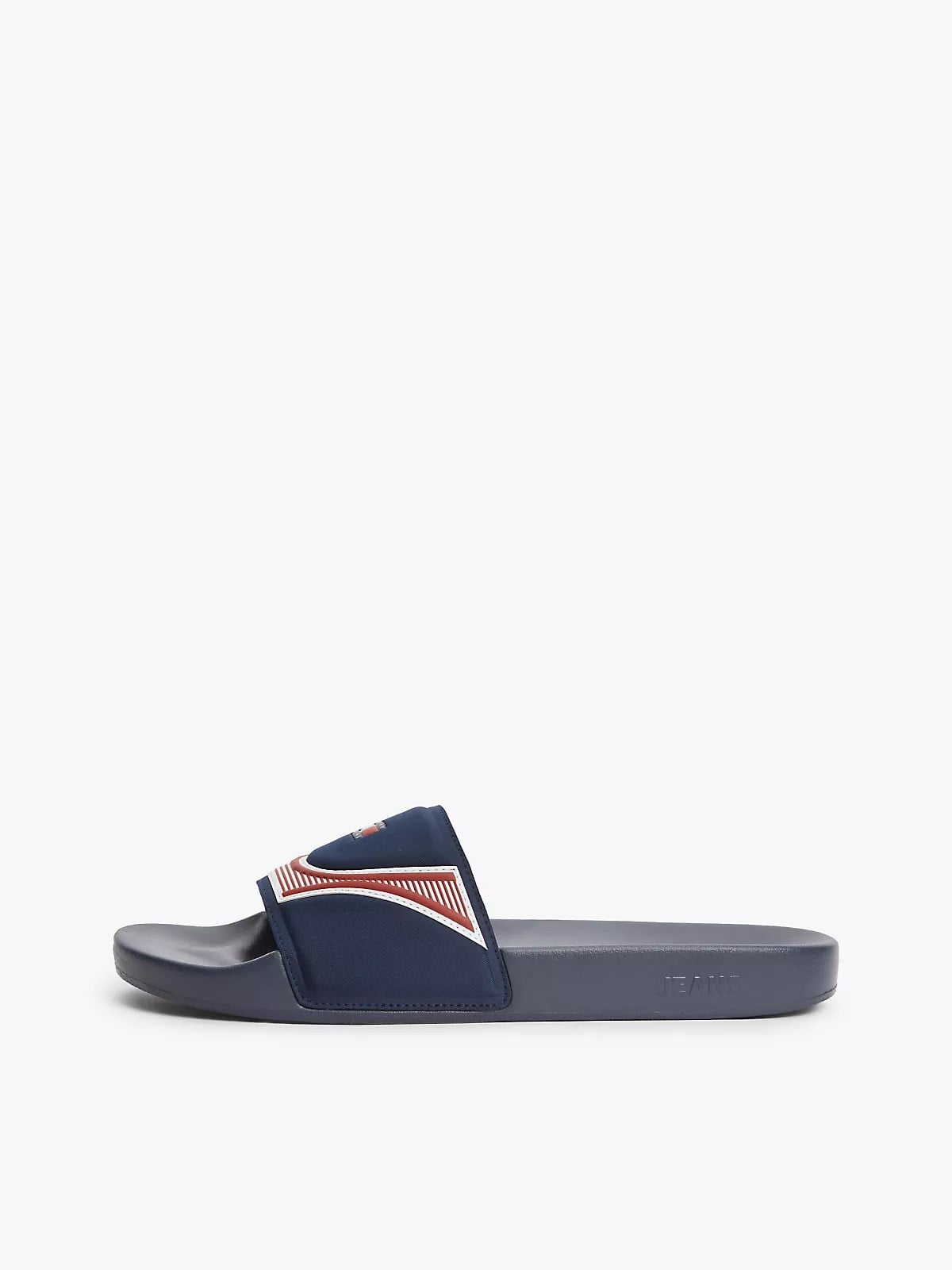 Tommy Hilfiger Tommy Hilfiger Erkek Logo Detaylı Rahat Taban Lacivert Terlik EM0EM01742-0GZ