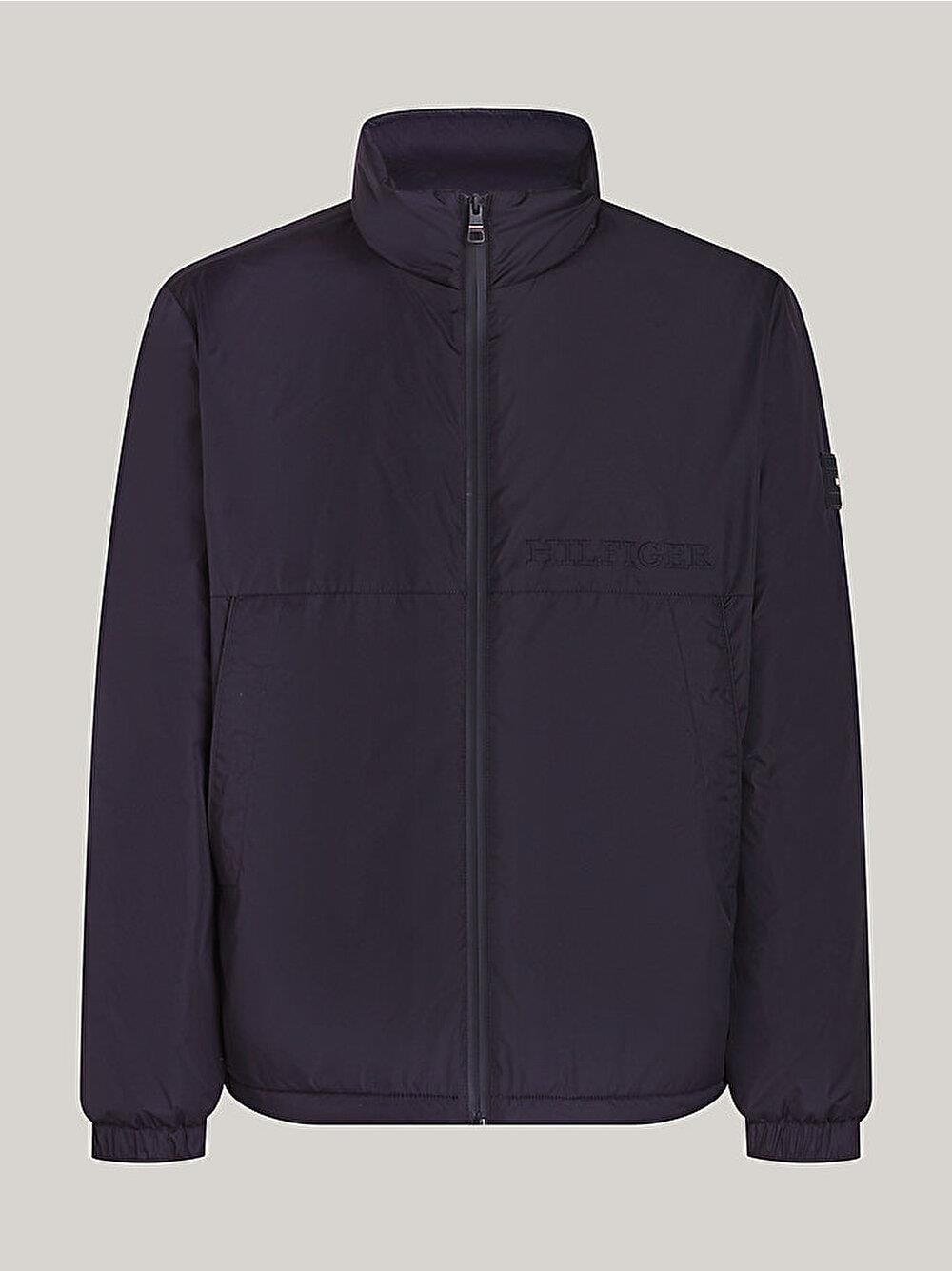 Tommy Hilfiger Tommy Hilfiger Erkek Marka Logo Detaylı Regular Fit Uzun Kollu Lacivert Mont MW0MW34237-DW5
