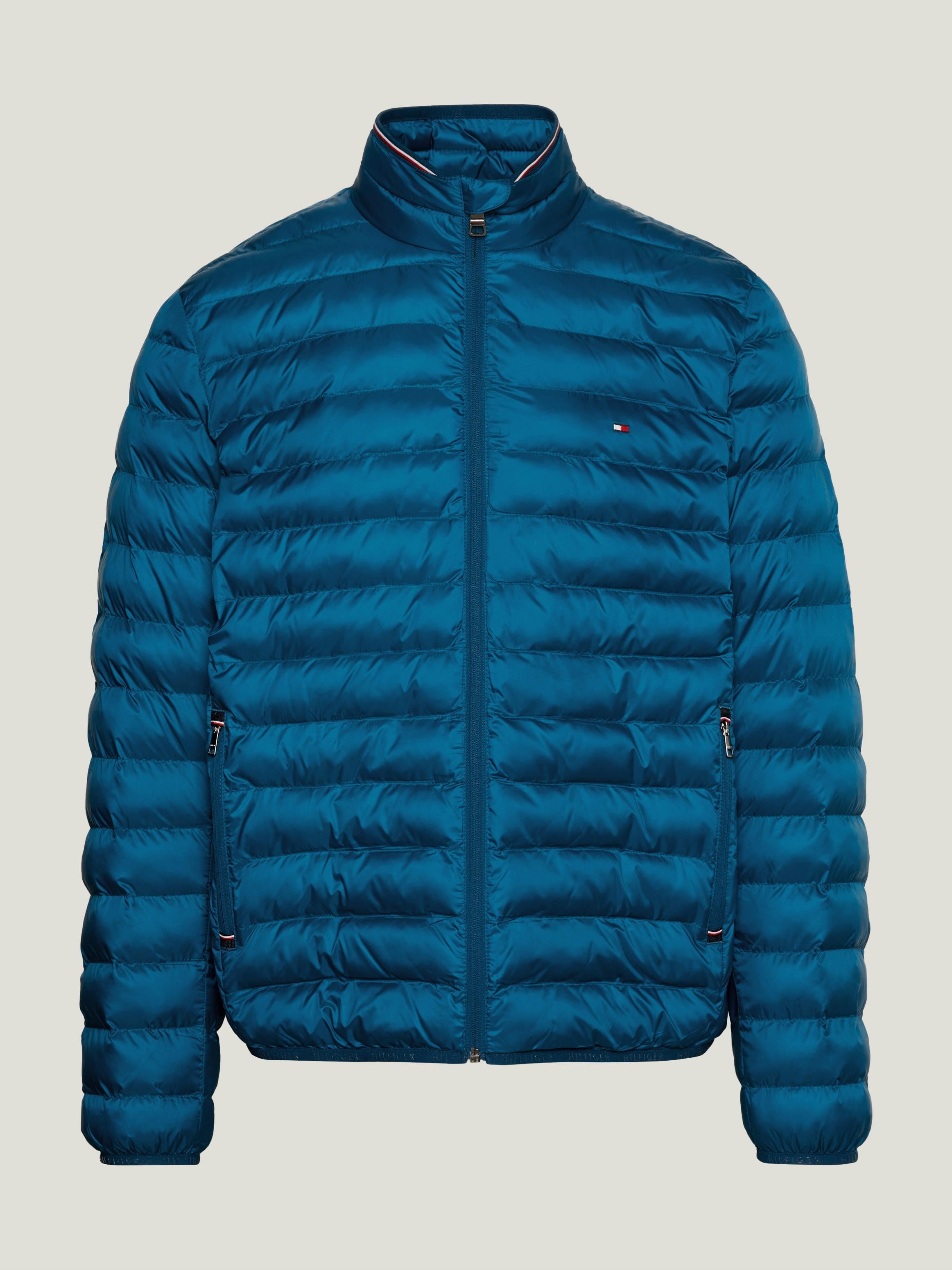 Tommy Hilfiger Tommy Hilfiger Erkek Marka Logo Detaylı Regular Fit Uzun Kollu Mavi Ceket MW0MW18763-C3J