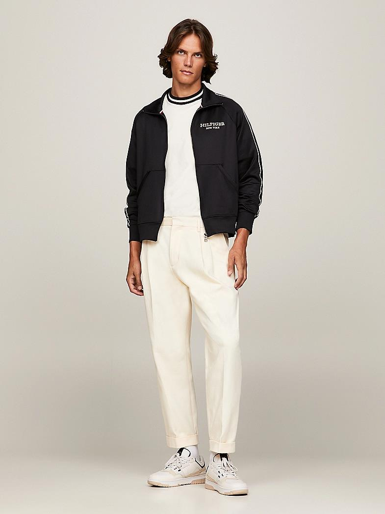 Tommy Hilfiger Tommy Hilfiger Erkek Marka Logo Detaylı Bisiklet Yaka Regular Fit Siyah Sweatshirt MW0MW33716-BDS