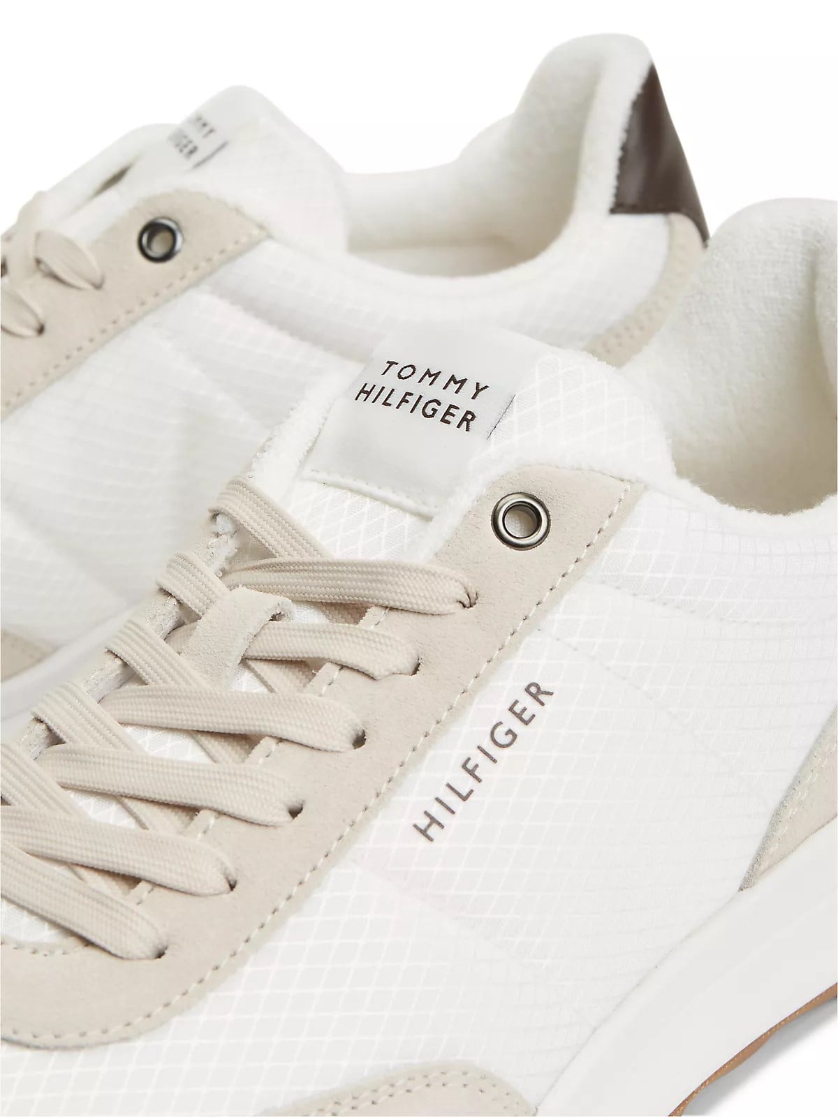 Tommy Hilfiger Tommy Hilfiger Erkek Marka Logolu Rahat Taban Bağıcıklı Bej Sneaker FM0FM05908-RA2
