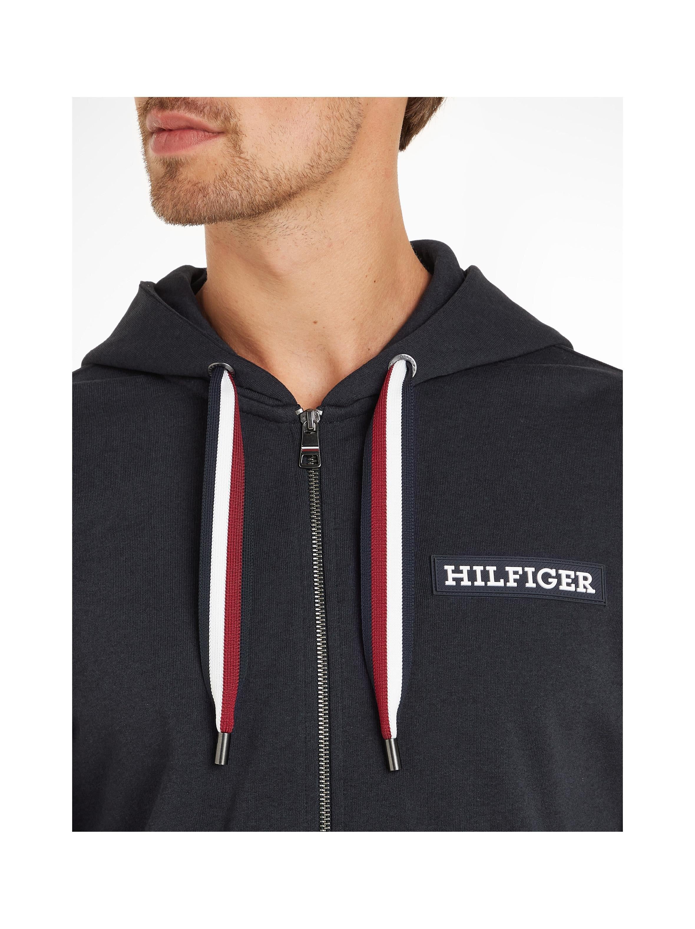 Tommy Hilfiger Tommy Hilfiger Erkek Marka Logolu Uzun Kollu Rahat Mavi Sweatshirt MW0MW33658-DW5