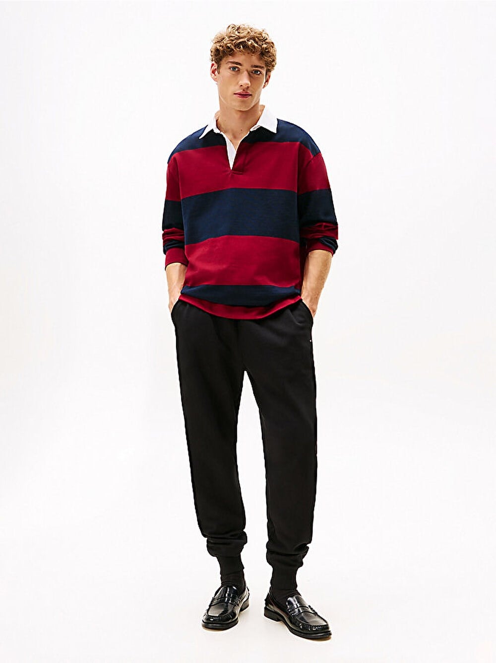 Tommy Hilfiger Tommy Hilfiger Erkek Pamuklu İp Bağlamalı Lastikli Paça Siyah Eşofman Altı MW0MW37236-BDS