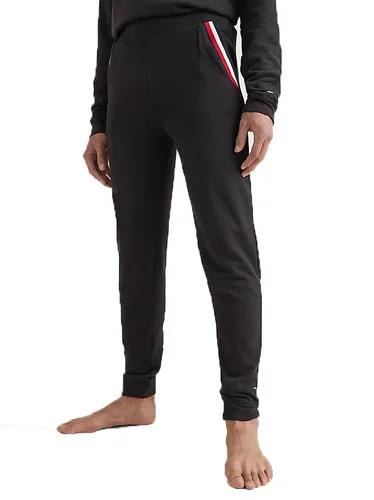 Tommy Hilfiger Tommy Hilfiger Erkek Paçası Ve Beli Lastikli Logolu Siyah Eşofman Altı UM0UM02352-BDS