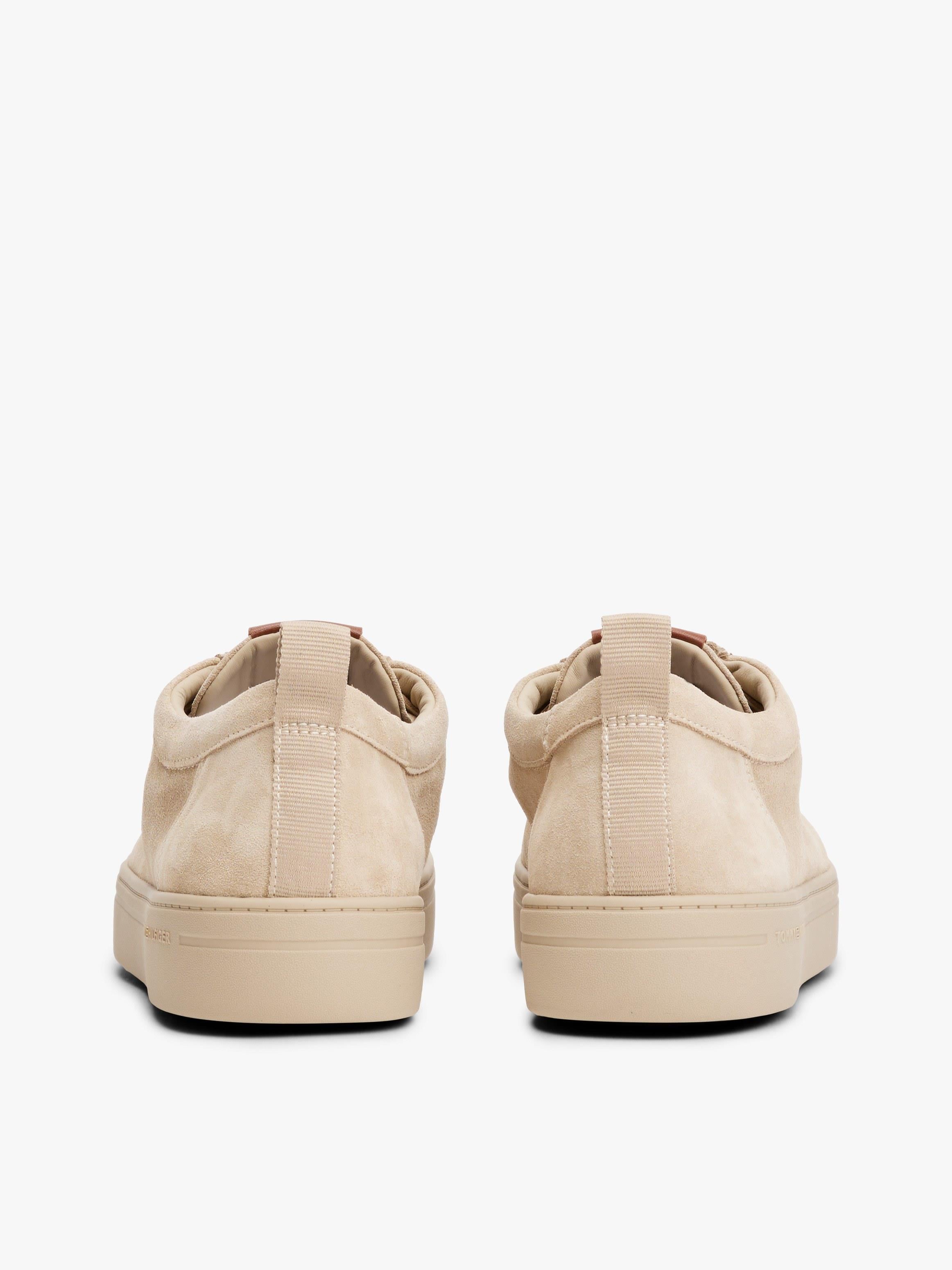 TOMMY HILFIGER Tommy Hilfiger Erkek Pamuklu Astarlı Rahat Taban %100 Süet Bej Sneaker FM0FM05501-RBT