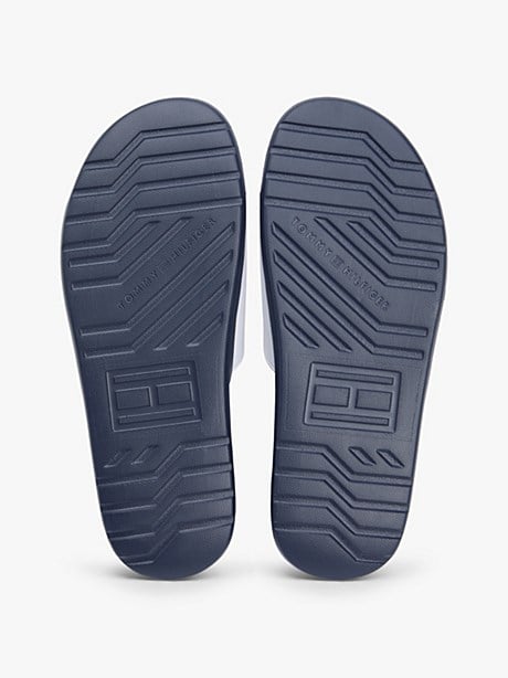 Tommy Hilfiger Tommy Hilfiger Erkek Rahat Taban Logo İmzalı Beyaz Terlik FM0FM05797-YBS