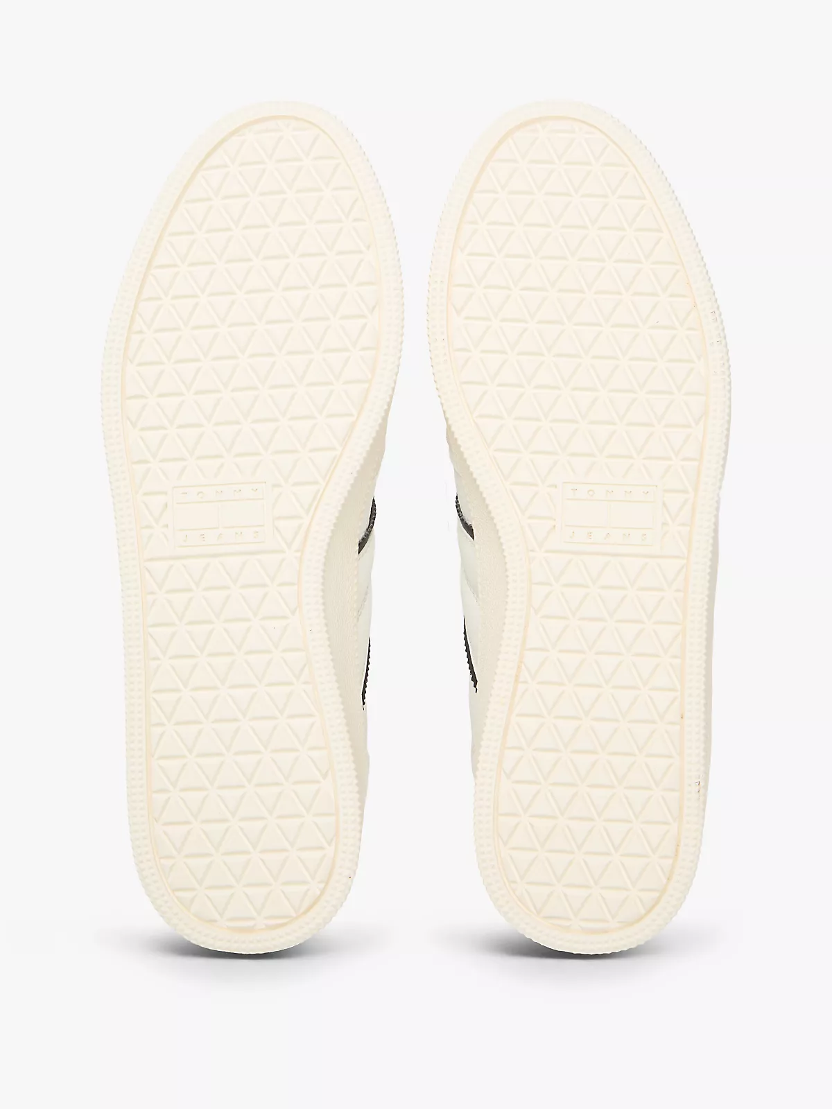 Tommy Hilfiger Tommy Hilfiger Erkek Rahat Taban Marka Logolu Bağcıklı Beyaz Sneaker EM0EM01672-0K9