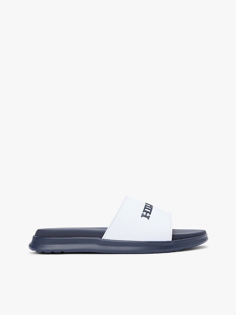 Tommy Hilfiger Tommy Hilfiger Erkek Rahat Taban Logo İmzalı Beyaz Terlik FM0FM05797-YBS